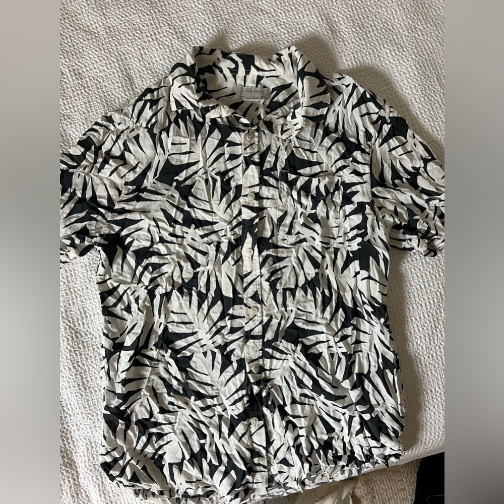 Cotton On Palm Tree Button Up M